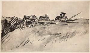 Welshe soldaten, illustratie uit 