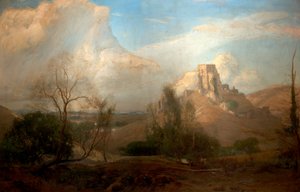 Lang daarna, Corfe Castle, Dorset, 1894 door David Murray