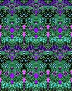 Beauclair Zwart, 2018,(mixed media digitaal) door David Newton