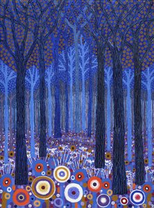 Blauw bos, 2011 (acrylverf op doek)