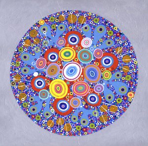 Mandala 1, 2016 (acryl op doek)