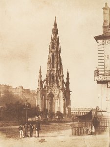 Edinburgh. Het Scott Monument, 1843-47 door Hill and Adamson