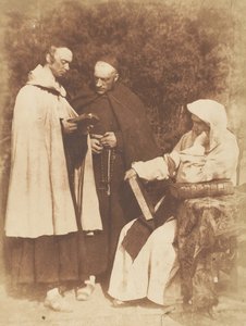 William Borthwick Johnstone, William Leighton Leitch en David Scott als De Monniken van K