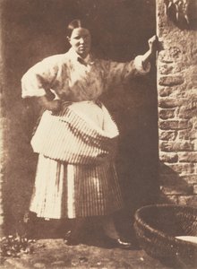 Een Newhaven visservrouw, 1844 door David Octavius Hill, Robert Adamson