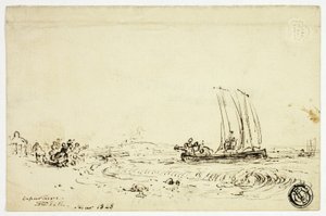 Vertrek door David Octavius Hill