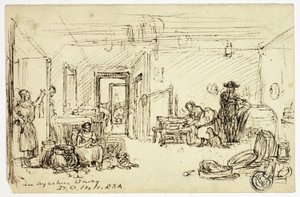 In Ayrshire zuivel door David Octavius Hill