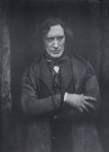 De schilder David Scott, RSA door David Octavius Hill