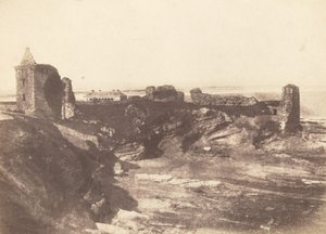 Het kasteel, St Andrews door David Octavius Hill and Robert Adamson