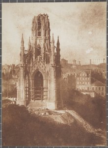Scott Monument, Edinburgh, tijdens de bouw door David Octavius Hill and Robert Adamson