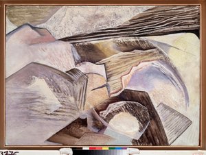 Kubistische compositie door David Petrovich Sterenberg