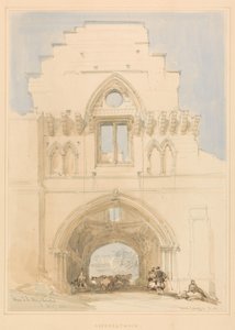 De abdij van Aberothock door David Roberts