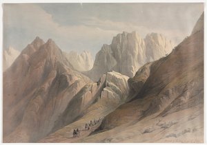 Beklimming van de Lagere Range van de Sinaï