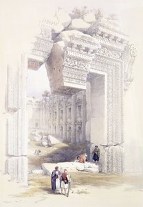 Baalbek, 7 mei 1839, c.1842-1849 door David Roberts