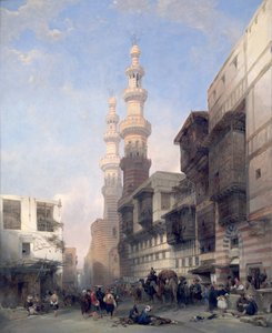 Caïro, de poort van de Metwalys door David Roberts