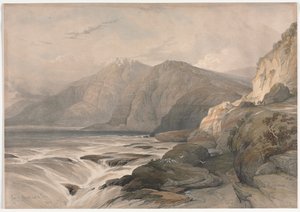 Kust van Syrië door David Roberts