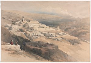 Klooster van de Terra-Santa, Nazareth door David Roberts