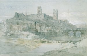 Durham, 1836 door David Roberts