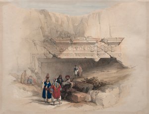 Ingang van de graven van de koningen, Jeruzalem, 1839