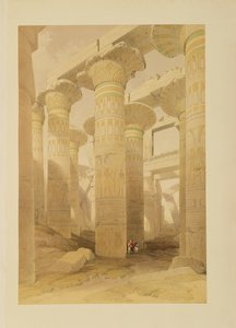 Zaal van Zuilen, Karnak, uit Egypte en Nubië, Vol.1