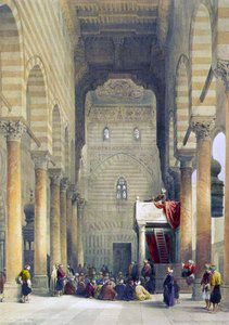 Interieur van de moskee van de Metwalys