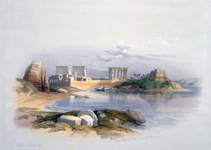 Philae, 1838 door David Roberts
