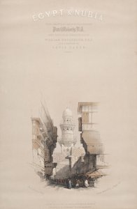 Straatbeeld in Caïro, Egypte door David Roberts