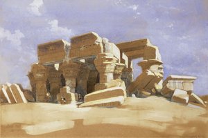Tempel van Kom Ombo, Boven-Egypte, 1838