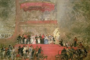 De opening van Crystal Palace voor de Grote Tentoonstelling