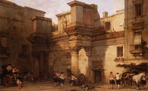 Het paleis van Minerva, Rome