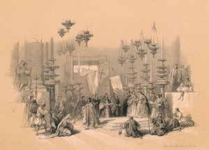 De Steen van Zalving, 1855 door David Roberts