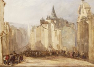 Het Tolhuis, Edinburgh door David Roberts