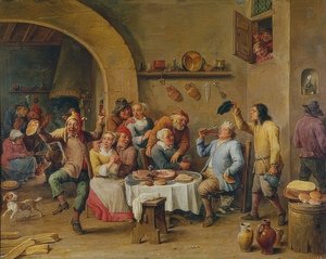 De koning drinkt (Le Roi Boit) door David Teniers the Elder