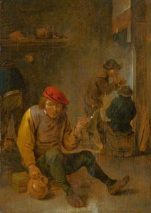 Een roker, c. 1650 door David Teniers the Younger