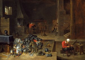 De Wapenwinkel door David Teniers the Younger