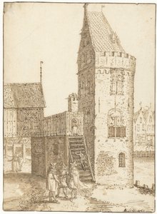 De toren Swijgh Utrecht te Amsterdam door David Vinckboons (I)