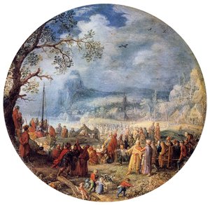 De preek van Christus aan het Meer van Genezareth, 1623