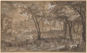 Venetiaans Feest in een Kasteeltuin