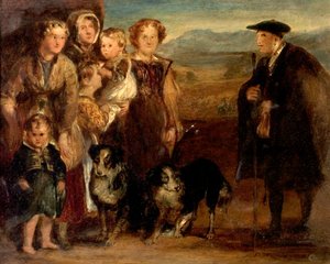 Een Hoogland familie door David Wilkie