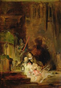 Het Begraven van de Regalia van Schotland door David Wilkie