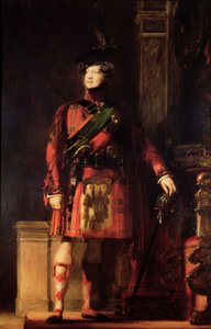 George IV (1762-1830) in Hoogland Kleding, 1830 door David Wilkie