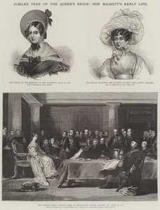 Jubileumjaar van de koningin, het vroege leven van Hare Majesteit door David Wilkie