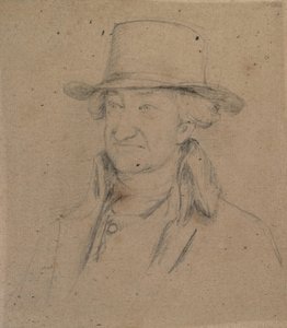 Portret van een heer met een hoed door David Wilkie