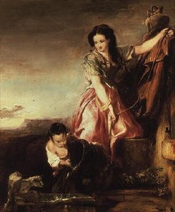 Sancho Panza in de dagen van zijn jeugd door David Wilkie