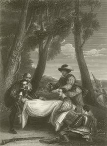 De dood van Sir Philip Sidney door David Wilkie