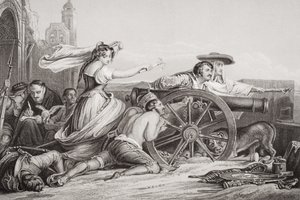 De Verdediging van Saragossa, 1808, uit 
