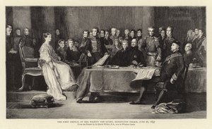 De Eerste Raad van Hare Majesteit de Koningin, Kensington Palace, 20 juni 1837 door David Wilkie