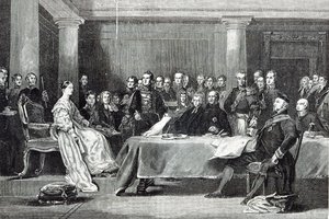 De Eerste Raad van de Koningin, uit 