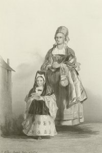 De señorita en haar verpleegster