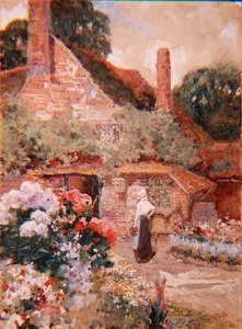 Een Kentish Cottage, nabij Edenbridge door David Woodlock