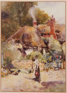 Oud Huisje in Sutton Courtney, Berkshire door David Woodlock